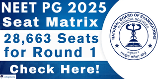 MCC Releases Revised NEET PG 2025 Seat Matrix; 28,663 Seats for Round 1 Counselling